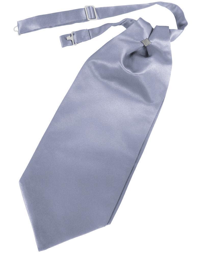 Luxury Satin Cravat - Periwinkle - corbata Caballero