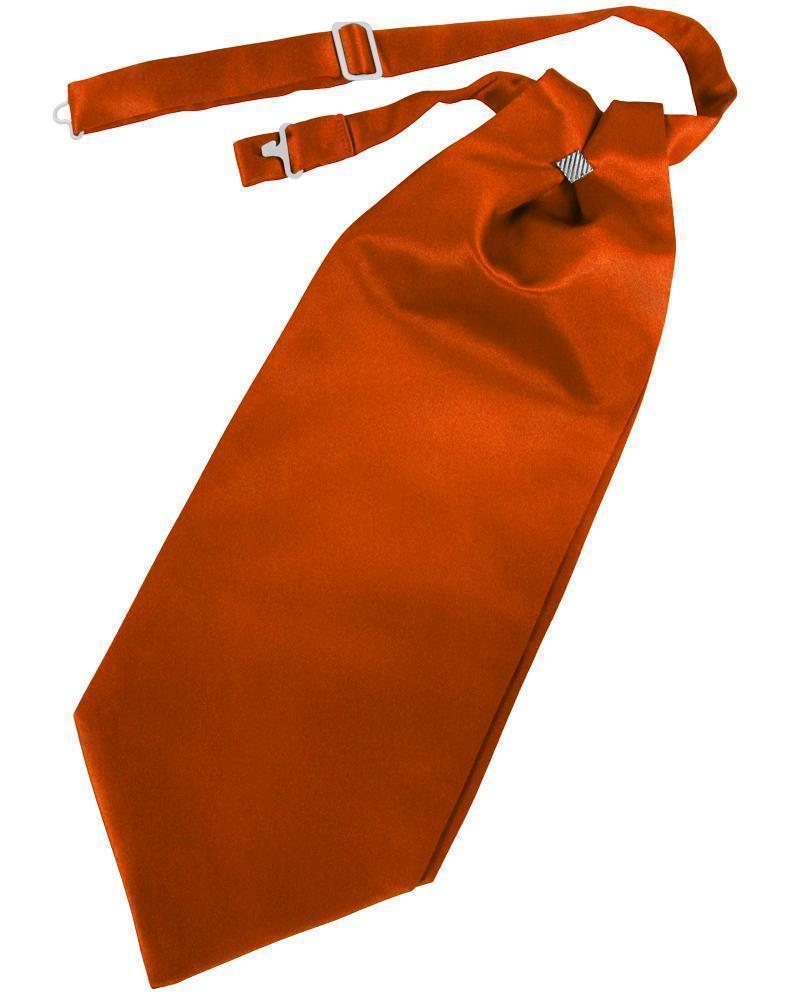 Luxury Satin Cravat - Persimmon - corbata Caballero