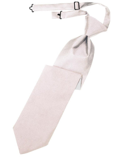 Luxury Satin Necktie Pre-Tied - Blush - corbata Caballero