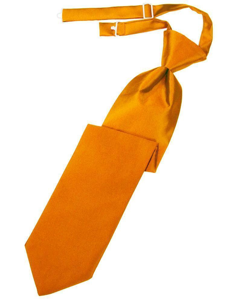 Luxury Satin Necktie Pre-Tied - Mandarin - corbata Caballero