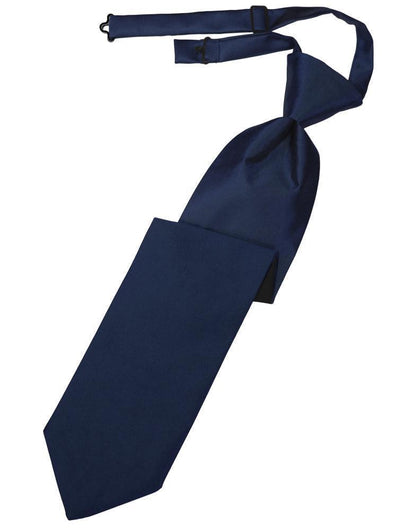 Luxury Satin Necktie Pre-Tied - Peacock - corbata Caballero