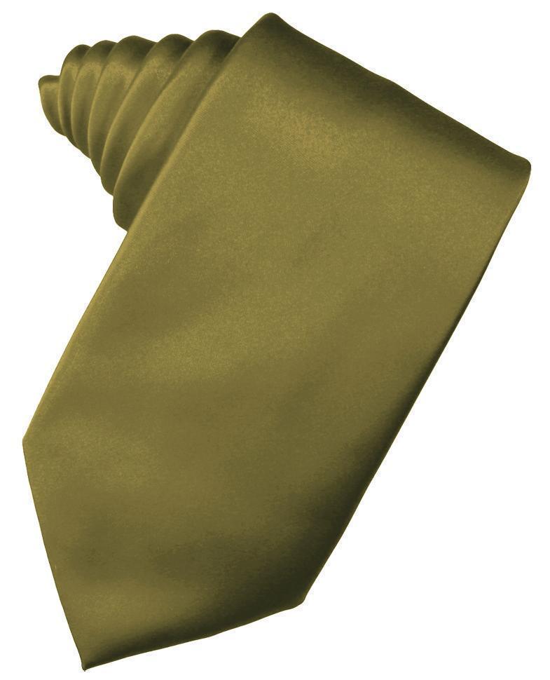 Luxury Satin Necktie Self Tie - Fern - corbata Caballero