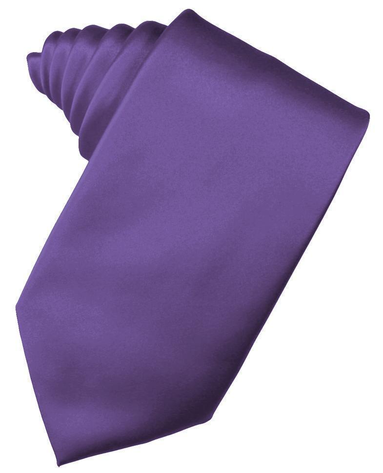 Luxury Satin Necktie Self Tie - Freesia - corbata Caballero