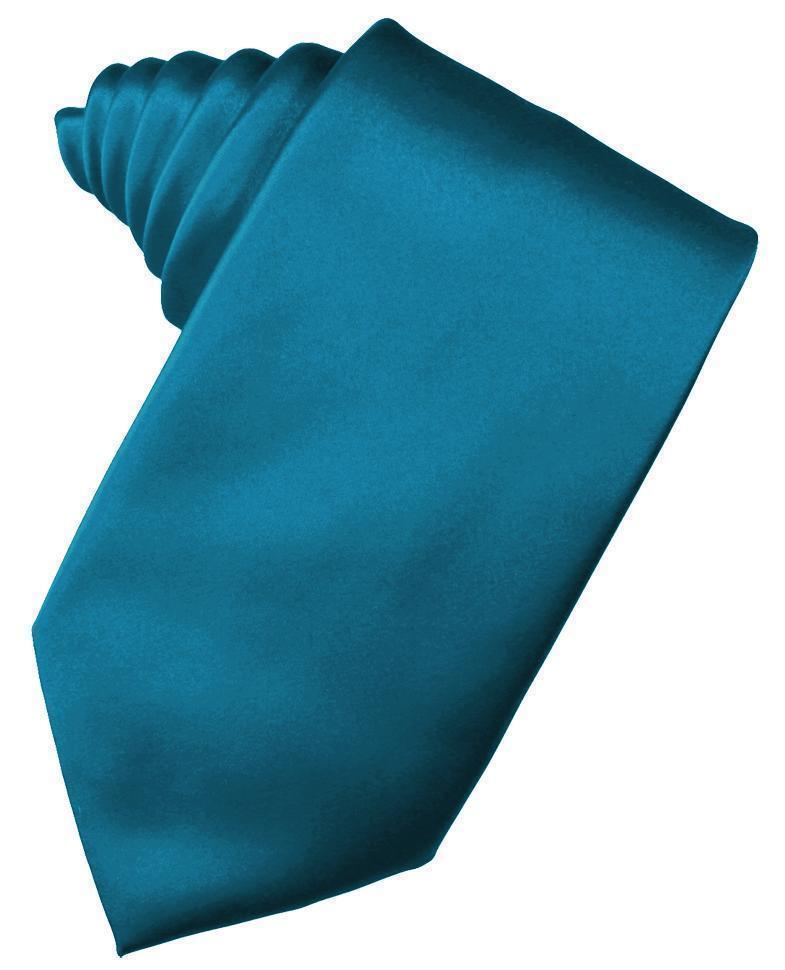 Luxury Satin Necktie Self Tie - Oasis - corbata Caballero