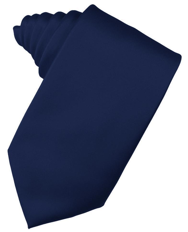 Luxury Satin Necktie Self Tie - Peacock - corbata Caballero