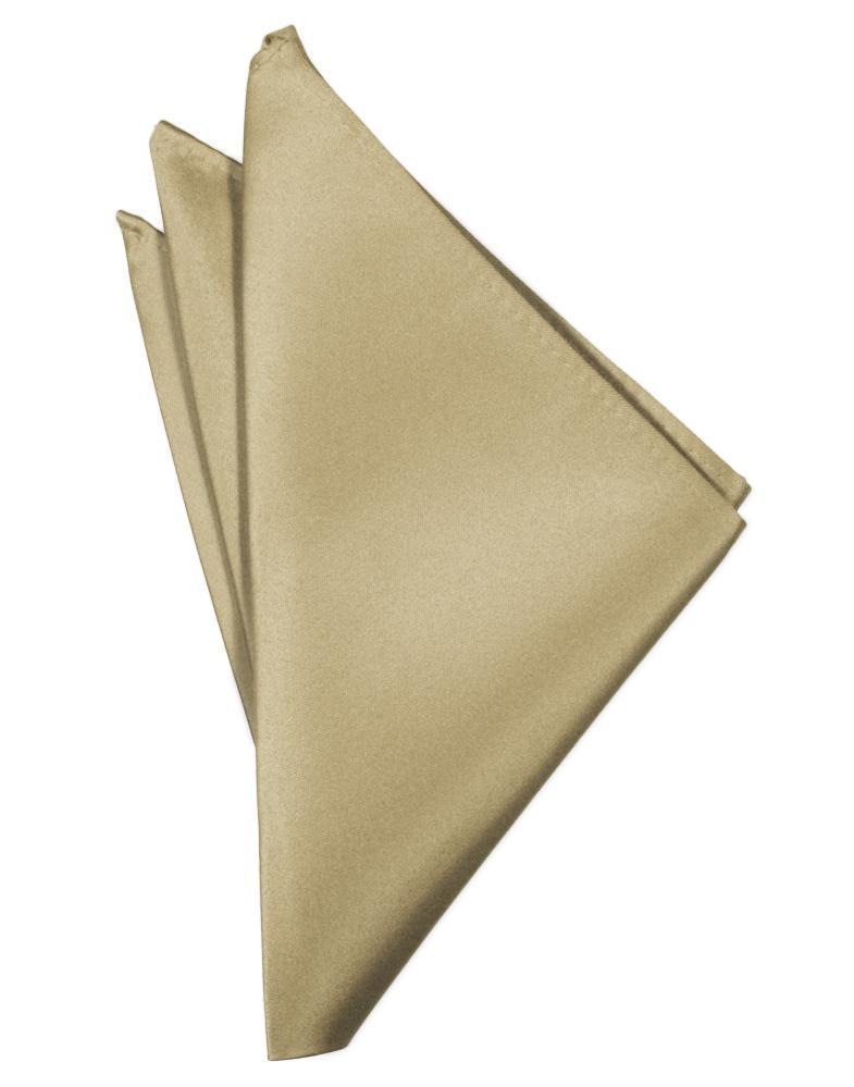 Luxury Satin Pocket Square - Golden - Pañuelo Caballero