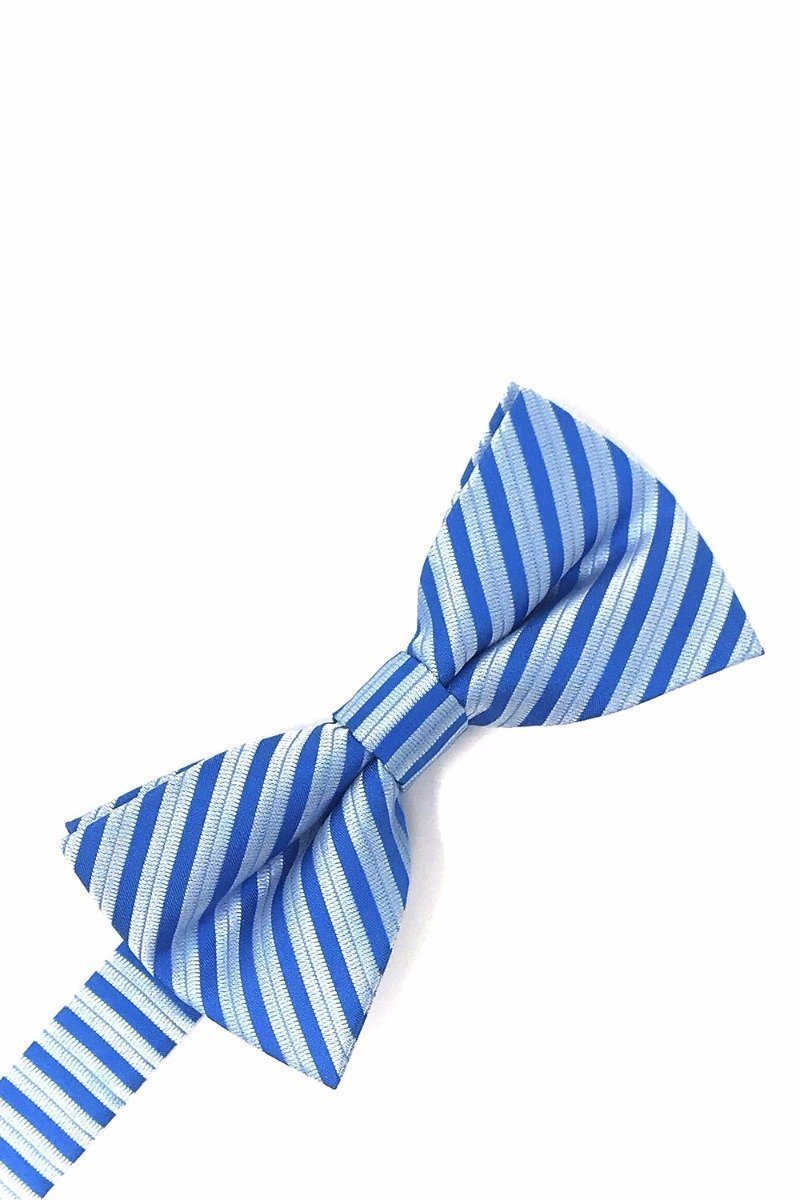 Newton Stripe Bow Tie - Blue - corbatin caballero