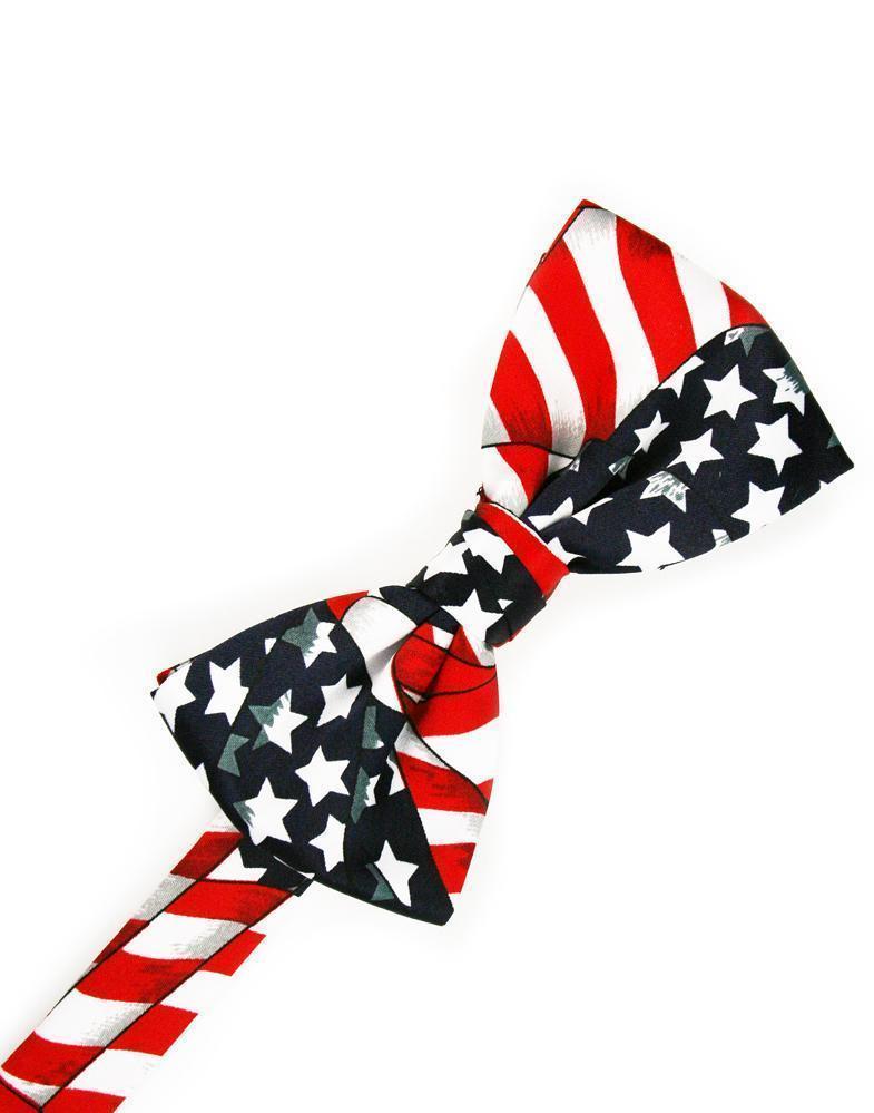 Novelty Bow Tie - Waving Flags - corbatin caballero