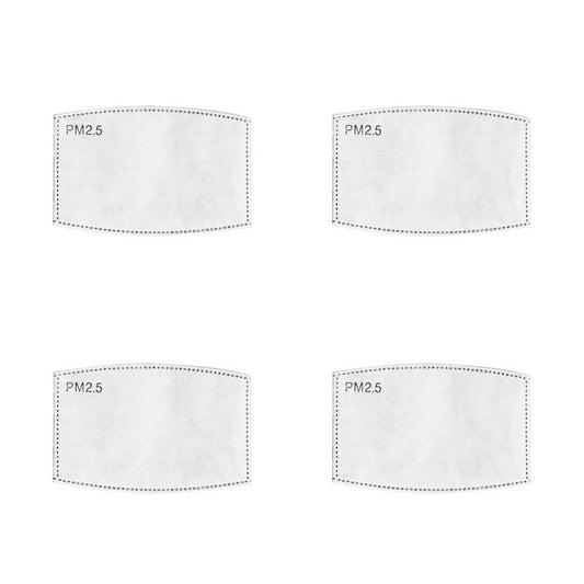 PM 2.5 Filter Inserts (Adult) - 4-Pack - Face Mask