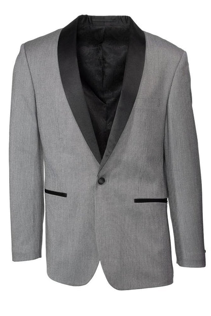 Sebastian Grey Pindot Tuxedo Jacket Shawl (Separates) - 34S 