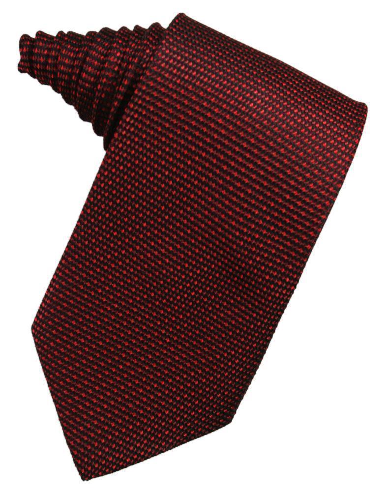 Silk Weave Necktie - Wine - corbata Caballero