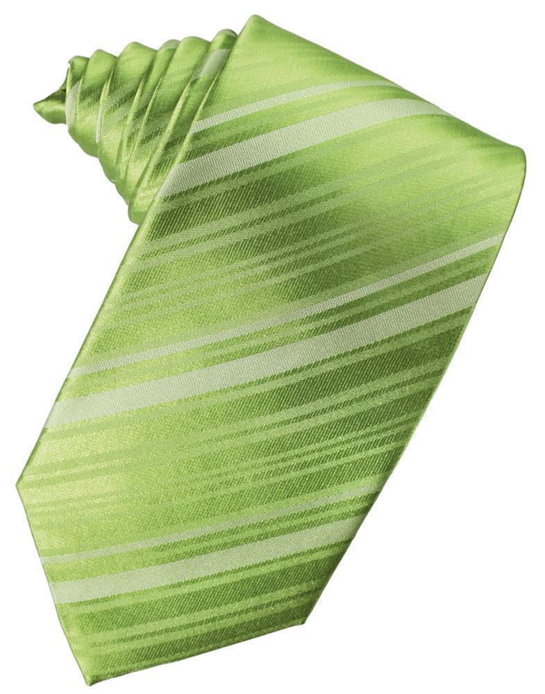 Striped Silk Necktie - Clover - corbata Caballero
