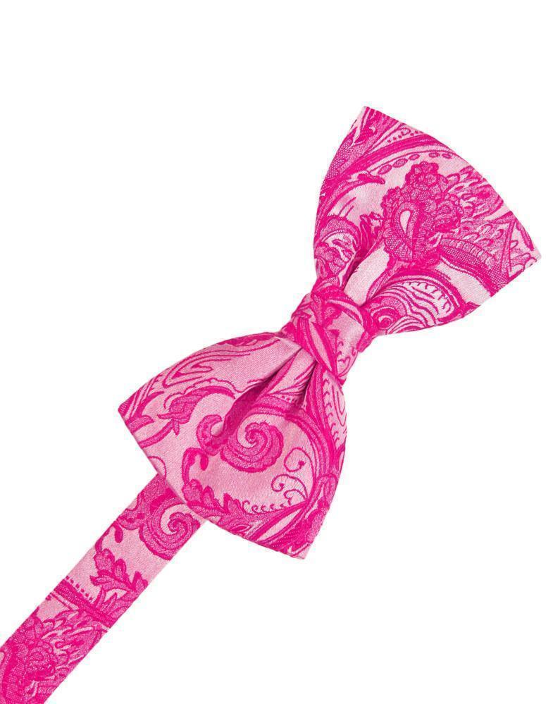 Tapestry Bow Tie - Fuchsia - corbatin caballero