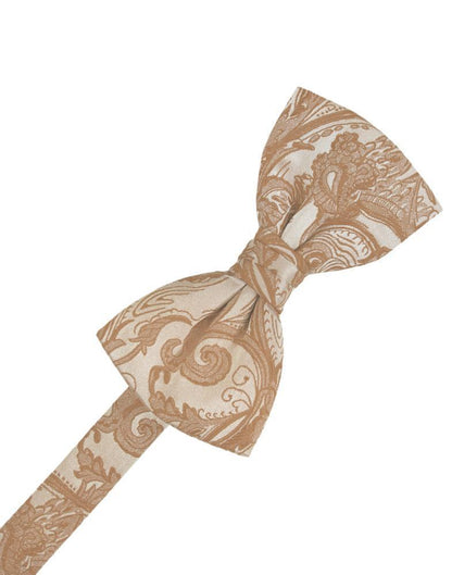 Tapestry Bow Tie - Latte - corbatin caballero