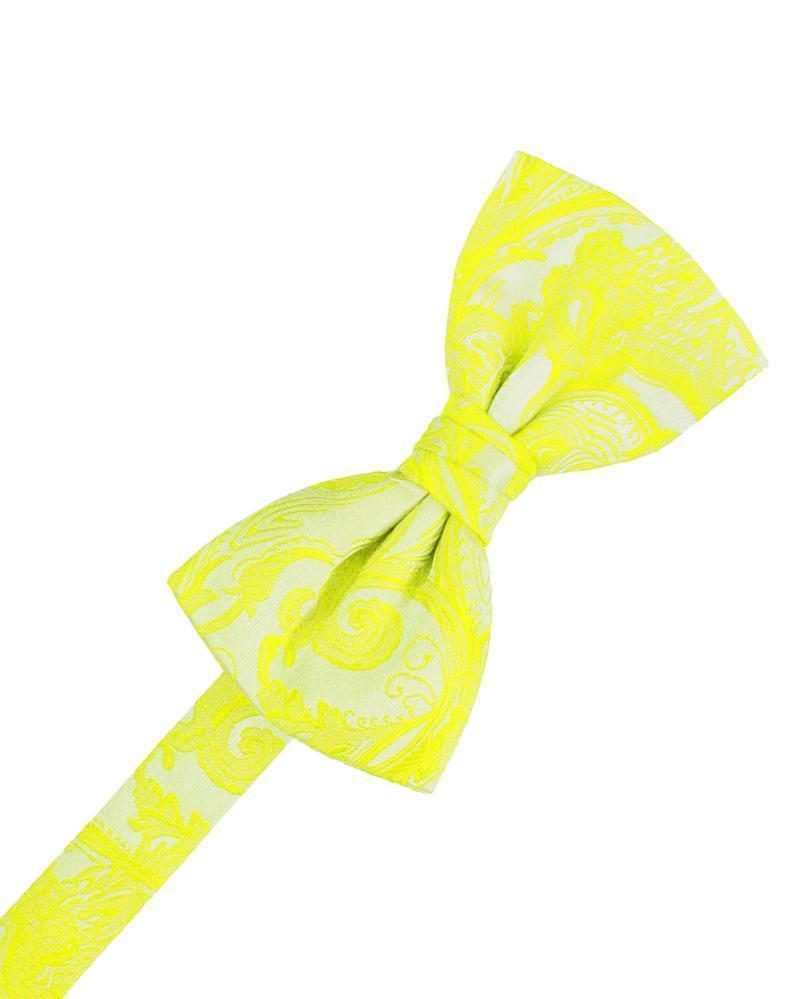 Tapestry Bow Tie - Lemon - corbatin caballero