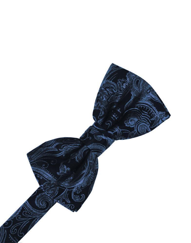Tapestry Bow Tie - Peacock - corbatin caballero