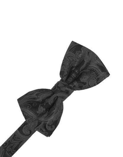 Tapestry Bow Tie - Pewter - corbatin caballero