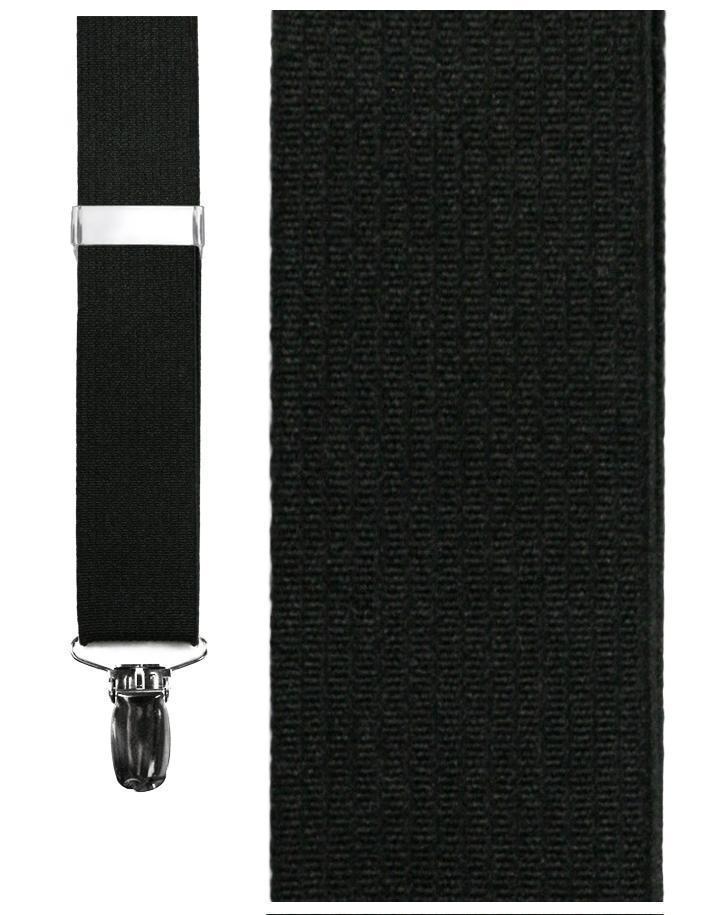 William Suspenders 1.125 Width - Black - Tirantes Caballero